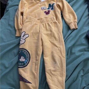 Disney Yellow Mickey Mouse Lounge Set